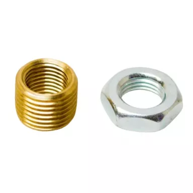 Shift Knob Thread Reducing Insert & Jam Nut/ 16mm to 10mm-1.50" (83-04 Mustang Lever)