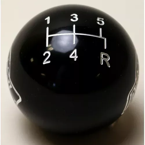 Classic Black 5-speed Shift Ball 16mm x 1.50mm thread