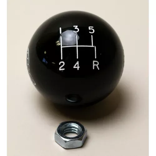 Classic Black 5-speed Shift Ball 16mm x 1.50mm thread