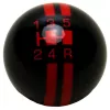 Rally Series 5-Speed Shift Ball | Black with Red Stripes | 2-1/8 in. Diameter