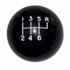 6-Speed Black Shift Ball | 3/8"-16 Thread | MDL Logo | 16mm Reducers Included