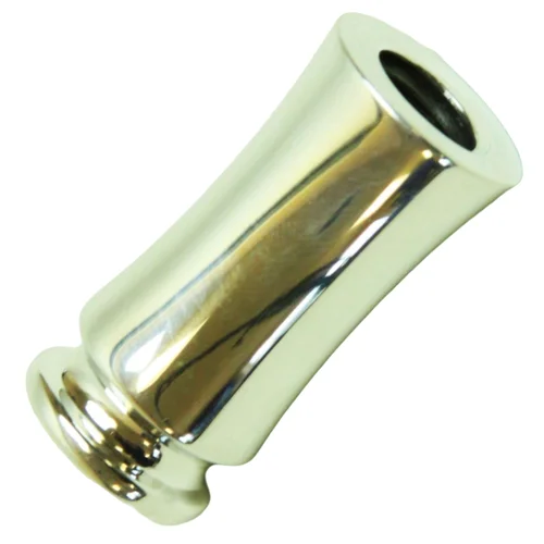 Polished Shifter Ball Collar/ Long Bullitt Style/ 0.75" Base/ 12mm X 1.25mm