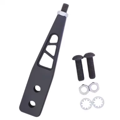 Black Billet Aluminum Shift Lever, Straight 6"