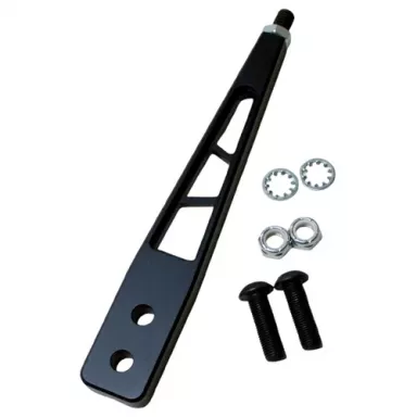 Black Billet Aluminum Shift Lever, Straight 8"