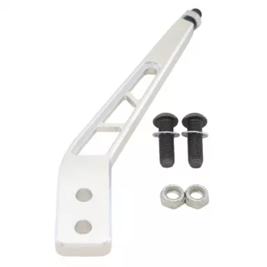 Brushed Billet Aluminum Shift Lever, 30 Degree Kickback 8"