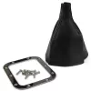 Rectangular Naugahyde Shift Boot | Polished Stainless Ring | 6-3/4 x 5-1/4 in.