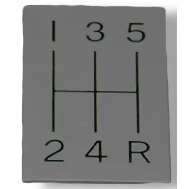 63-67 C2-Corvette 5-Speed Pattern Plate
