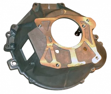 Aluminum T5 Bellhousing, 6-Bolt SB Ford, 157 Tooth, 83-93 Mustang