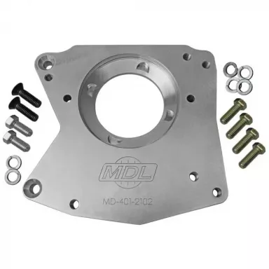 MDL, Ford Wide Pattern SB Ford & I-6 CCW Rotation, to 83-93 Ford T5 Adapter Plate