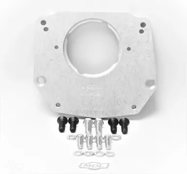 MDL GM Bellhousing to Ford Front Shift T-5 Adapter Plate, (No Rotation)