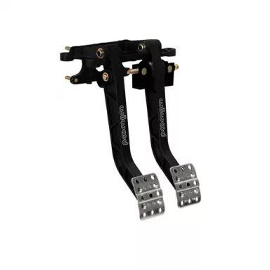 Wilwood Swing Mounted Pedals, Forwarded Mount, 6.25:1 Ratio, Aluminum Platinum-E Finish