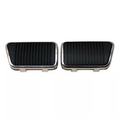 65-68 Mustang Clutch/Manual Brake Pedal Pad Kit