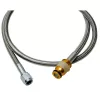 Stainless Braided Hydraulic Line | GM Quick Disconnect to -4AN Female | 24"