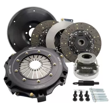 Tilton ST-246 Twin Disk Clutch/Flywheel Assy, GM LS 8-Bolt 850Lbs/ft,