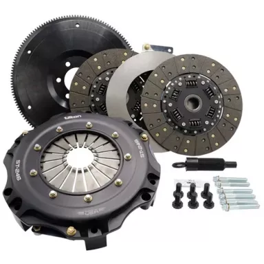 Tilton ST-246 Twin-Disk Clutch/Flywheel Assy, Ford 157 Tooth, 28Oz, 6-Bolt (850-ft/Lb)