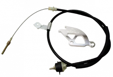 96-04 Mustang Adjustable Clutch Cable Kit w/Alum Quad M-7553-D302