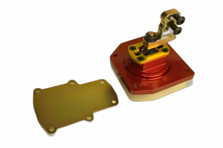 Qwik Stik Shifter TKO500/600 Mid-Shift, 2" Left 1.300" - 1.800" Bwd, Rear Cover Plate