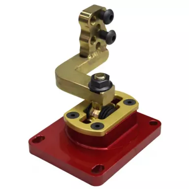 Qwik Stik Shifter, T5/T56 Square Base,. 2.5" Left & 2" Forward Offset