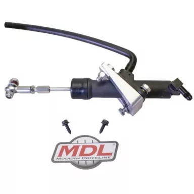 MDL LF Series 65-66 Ford Galaxie Hydraulic Clutch Master Kit, Black Billet Reservoir