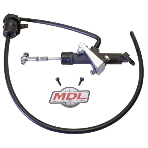 MDL LF Series 65-66 Ford Galaxie Hydraulic Clutch Master Kit, 0.750" Bore, Remote Plastic Reservoir