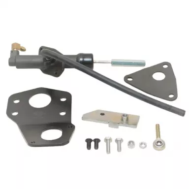 MDL LF Series 67 Chevelle Hydraulic Clutch Master Kit, 0.750" Bore, Black Billet Reservoir