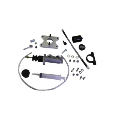 MDL LF Series 57-60 Ford F-Series Hydraulic Clutch Master Kit 0.700" Bore, Black Billet Reservoir