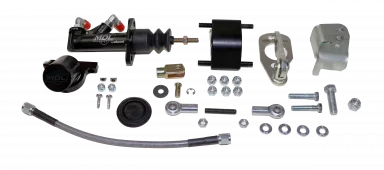 MDL New LF Series 65-66 Mustang/Cougar Hydraulic Clutch Master Kit, Black Billet Reservoir