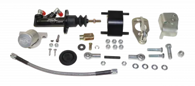 MDL New LF Series 65-66 Mustang/Cougar Hydraulic Clutch Master Kit, Clear Billet Reservoir