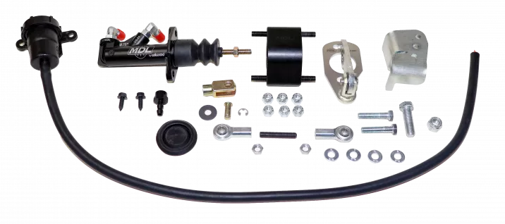 MDL New LF Series 65-66 Mustang/Cougar Hydraulic Clutch Master Kit, Plastic Reservoir