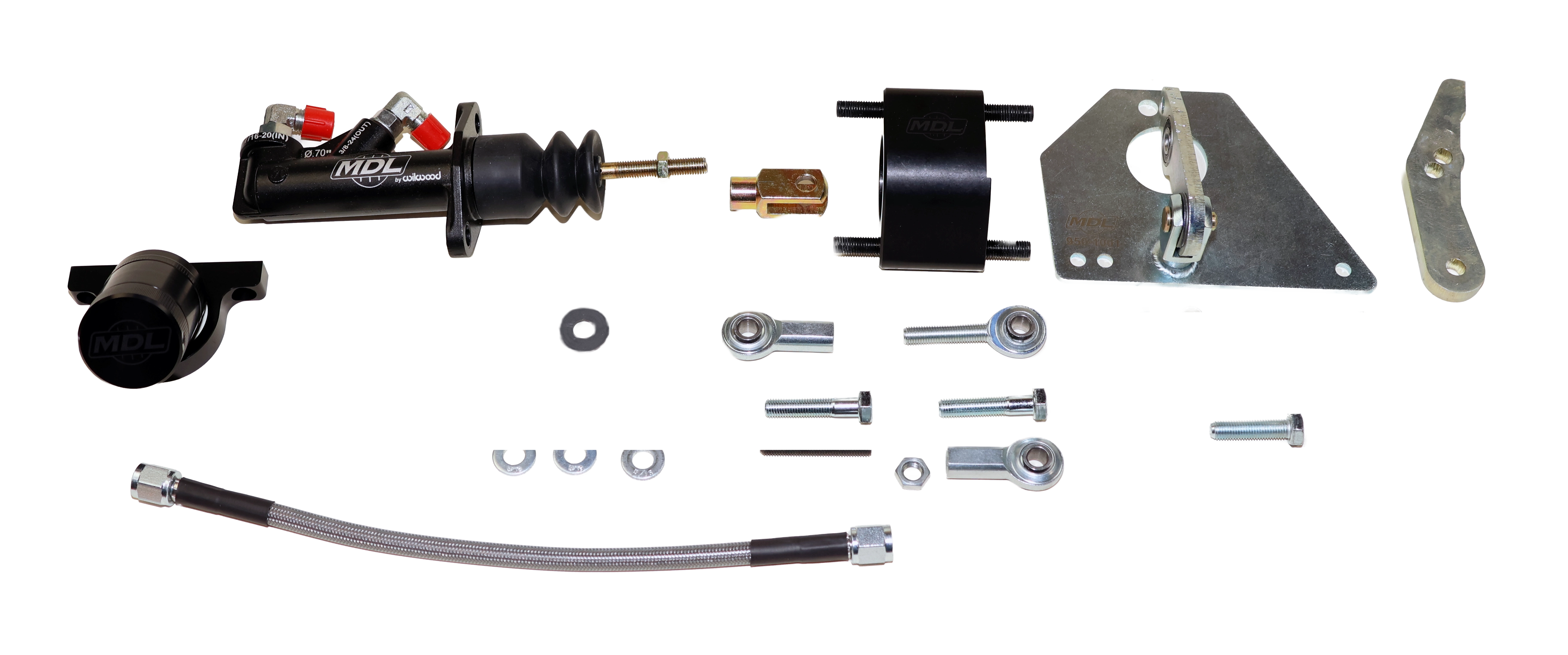 LF Series Hydraulic Clutch Master Kit | 1960-1965 Falcon/Comet | Black Billet Reservoir