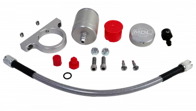 MDL 2100 Series Clear Billet Aluminum Reservoir with Hose