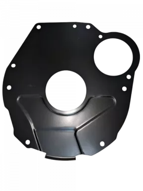 Block Plate, 66-70 200Ci, 2-Bolt Starter, 136 Tooth F/W New Repot Part.