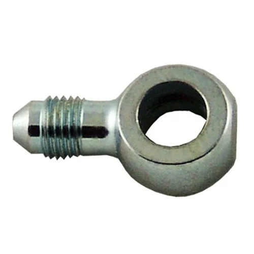 Straight Banjo Steel Fitting An4 to 10mm or 3/8 Port (Bolt Not Included)