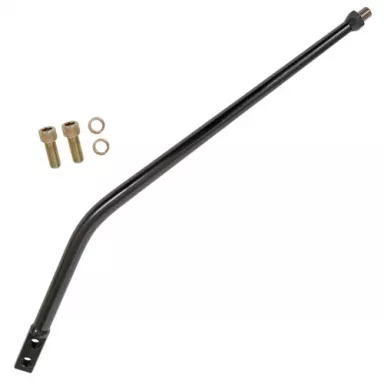 12" Black Steel Lokar Lay Back Shifter (3/8"-24 Thread)