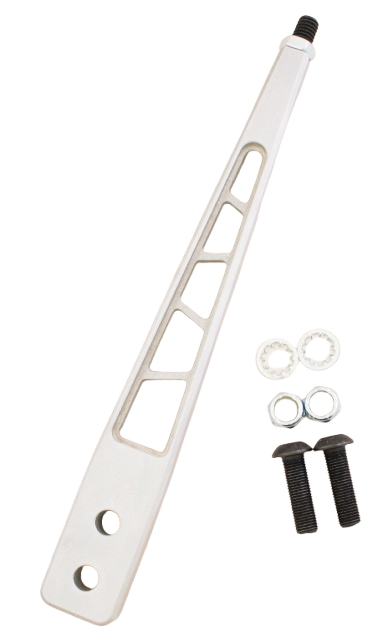 Brushed Billet Aluminum Shift Lever, Straight 8"