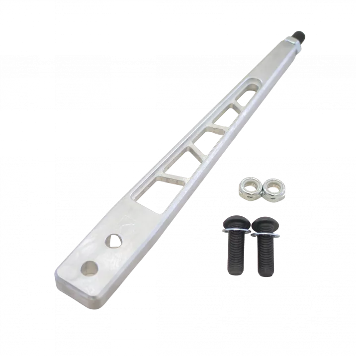 Brushed Billet Aluminum Shift Lever, Straight 10"