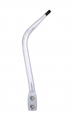 Shift Lever, Round Hurst, Chrome, 11.12" X 2.26" Back, Good for TRI-5 Chevy, 3/8"-16