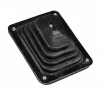 Hurst B-4 Shift Boot and Plate | Embossed H Logo