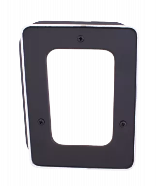 Bezel, Retainer Plate, Chrome with Bonded Matte Black Finish (No Console), 67-69 Camaro