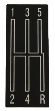 67-69 Camaro 5-Speed Pattern Plate