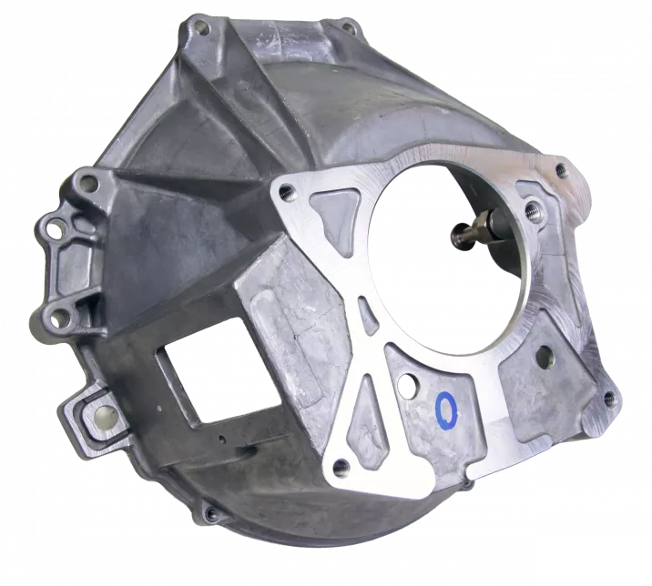Aluminum Bellhousing, Ford 6-Bolt SB 157 Tooth to 3550/TKO/TKX