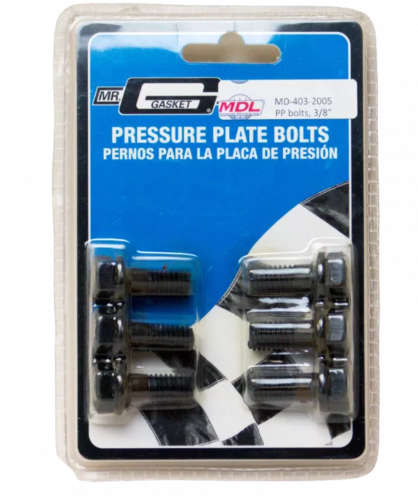 Pressure Plate Bolt Kit, 3/8" (Set of 6)