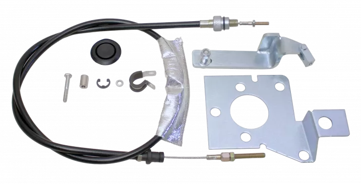 MDL, 69-70 Mustang/Cougar Clutch Cable Kit (Cable Release Bellhousings)