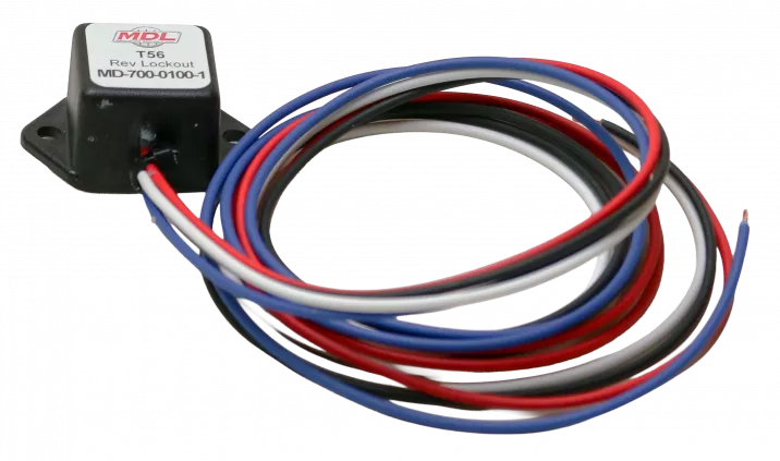 T56 Reverse Lockout Control Module, Universal, Six Wire Harness with Fuse.