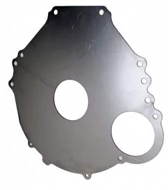 65-73 SBF-6-Bolt Block Plate / 3-4-Speed Bellhousing