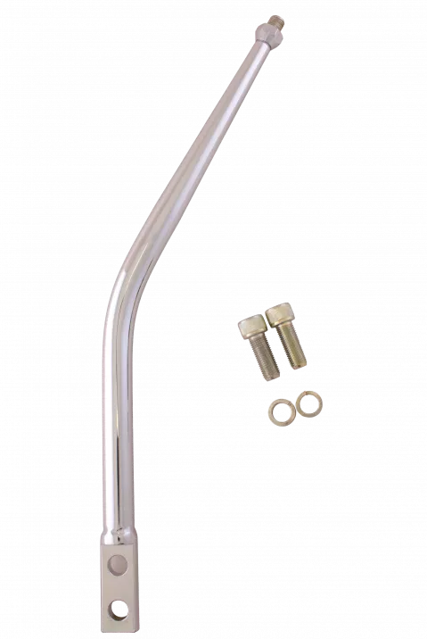 Shift Lever, Lokar, Steel, Chrome, 16" 30 Deg Bend, 6" Back X 14.5" Tall