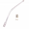 Lokar Shift Lever | Chrome Steel | 12 in. 30-Degree Bend | TREMEC TKO/T5/T45/T56