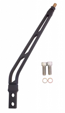 10" Black Billet Aluminum Lokar Shift Lever-3/8"-16 Thread