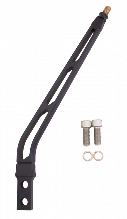 10" Black Billet Aluminum Lokar Shift Lever-3/8"-16 Thread