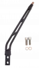 Lokar 10" Black Billet Aluminum Shift Lever | 30-Degree Layback | 3/8"-16 Thread